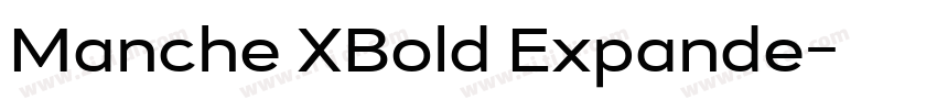 Manche XBold Expande字体转换